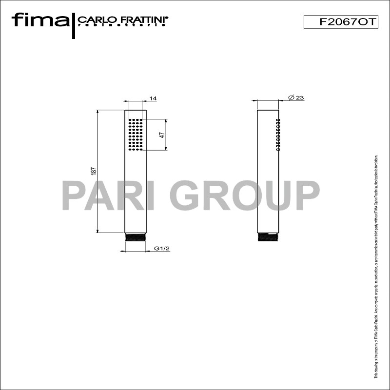 ����� ������� ���� FIMA WELLNESS, 187 ��, ����������� 1/2, ������, ����