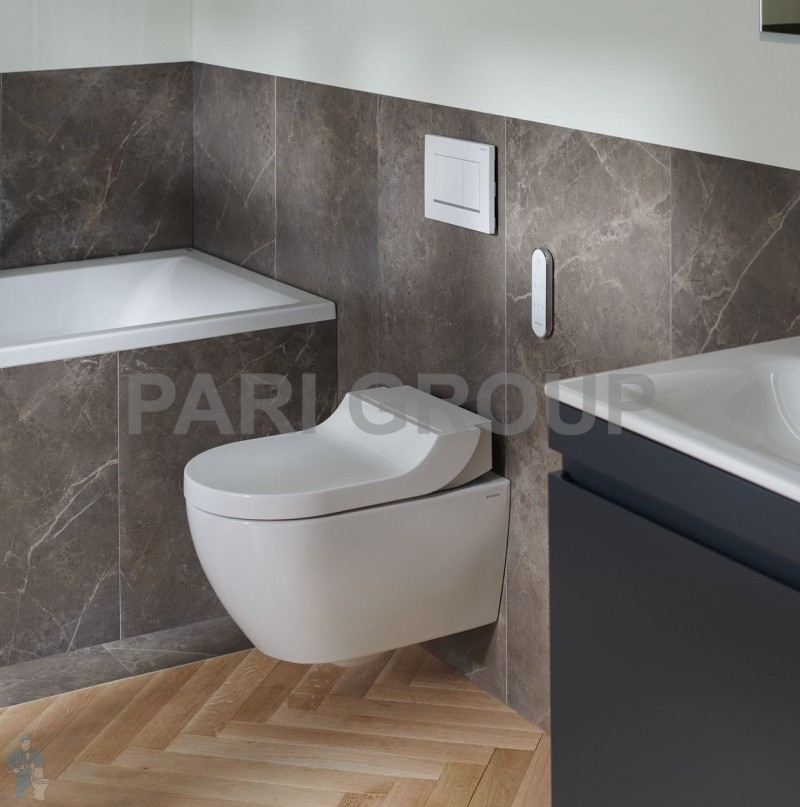 ������-���� GEBERIT AquaClean Tuma Comfort, WirlSpray, ����� �������������� ����������, 4 �������������� ������� �������������, 5 �������� ������, ����������� ����� �������, ������� ���, �������� �������, ��� � ������������ ������������, �����