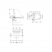������-���� GEBERIT AquaClean Tuma Comfort, WirlSpray, ����� �������������� ����������, 4 �������������� ������� �������������, 5 �������� ������, ����������� ����� �������, ������� ���, �������� �������, ��� � ������������ ������������, �����