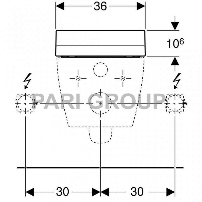 ������-���� GEBERIT AquaClean Tuma Comfort, WirlSpray, ����� �������������� ����������, 4 �������������� ������� �������������, 5 �������� ������, ����������� �����, ������� ���, �������� �������, ���, ����������������� �����, �����