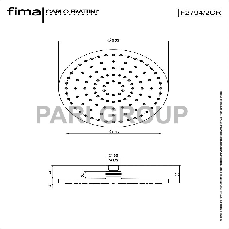 ������� ��� FIMA WELLNESS, ABS �������, 250 ��, ����