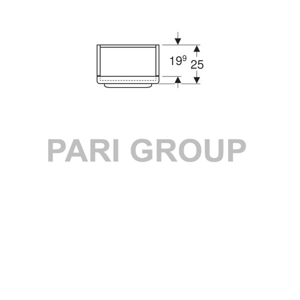 ������� ������� Geberit MyDay, 1 ��������� ����� �����, ������ ������, �� ������������� ���������, �������� ������ ���, ������ ���, 4 ���������� �����, 1 ������������, 1 ����� ��� ��������������� �� ���������� ������� �����, 400�1500�250 ��, ����� ������