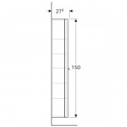 ������� ������� Geberit MyDay, 1 ��������� ����� �����, ������ ������, �� ������������� ���������, �������� ������ ���, ������ ���, 4 ���������� �����, 1 ������������, 1 ����� ��� ��������������� �� ���������� ������� �����, 400�1500�250 ��, ����� ������