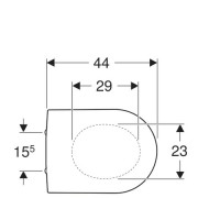 Geberit Renova Plan  ,   soft close,  , 