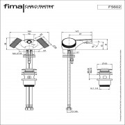 смеситель для биде FIMA TEXTURE COLLECTION X,на одно отверстие,хром