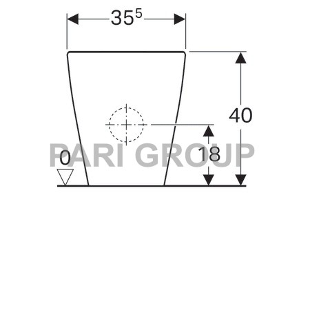    Geberit iCon, Rimfree, 640355 , 