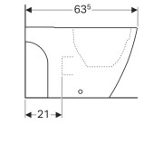   Geberit iCon, Rimfree, 640355 , 
