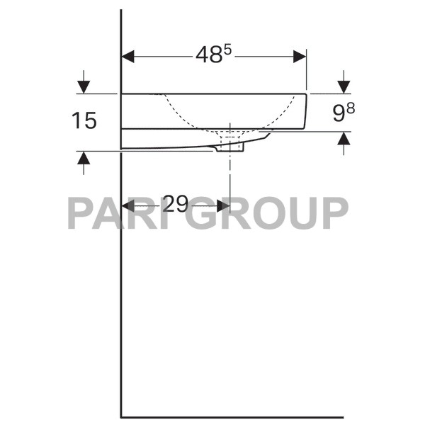 Geberit iCon 500x485     , 