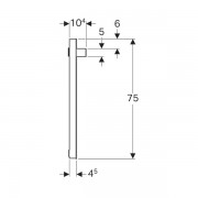  Geberit iCon,  ,   12V/30W/3000K,   568 (lm), 230 V, 50 HZ, IP 44,   1, 60075045mm (840760000)