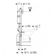   Geberit Duofix,   , h 1120,  Delta51 ,  , 