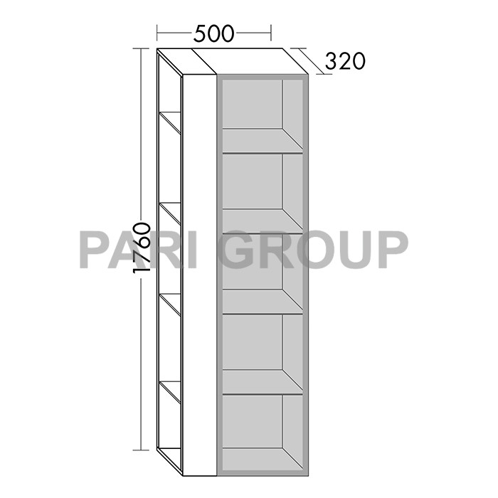  Burgbad Yumo, ,  LED-    ,  ,  , 4  ,     4-  , 1760500320    ,   