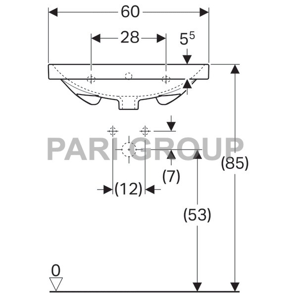  Geberit Acanto, 600  480 ,    ,  , 