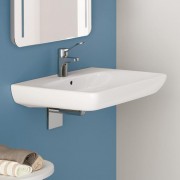 Раковина Geberit Renova Comfort 65х55 см, с отверстием под смеситель, с переливом