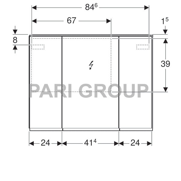   Geberit Option Plus,         ,  ,  , 6  , 1   USB-, 1  , 1   , 900700150 