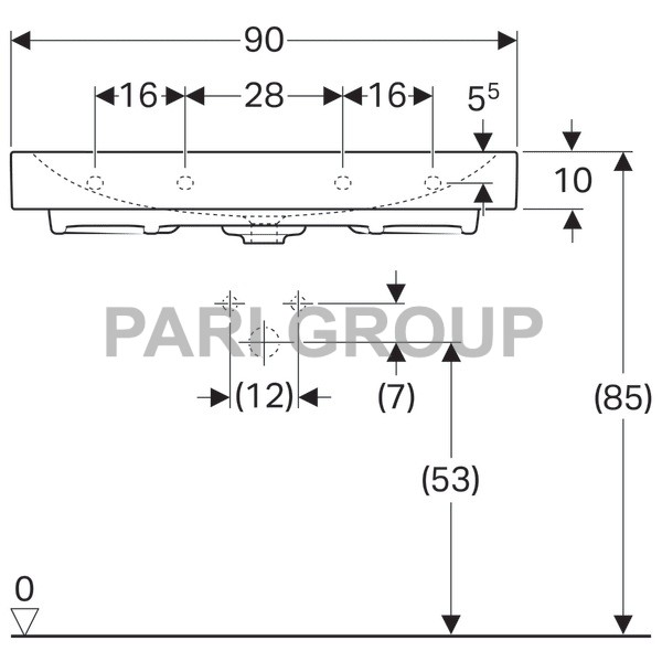     Geberit Citterio,      , 900500 , ,  KeraTect