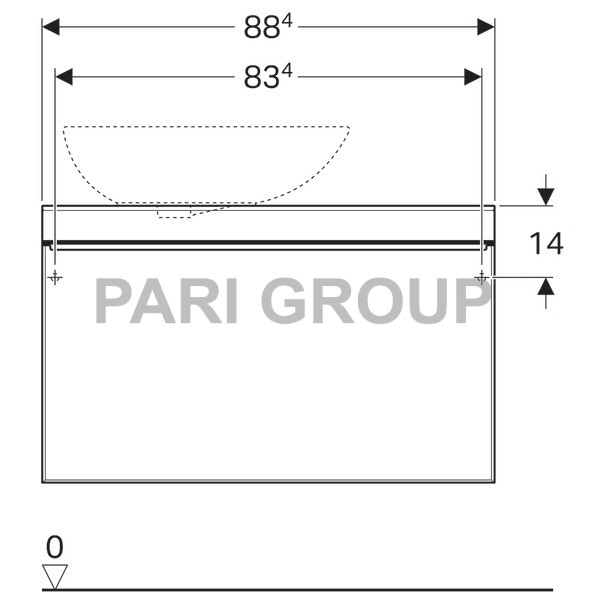    Geberit Citterio, 884543504, 1 ,  ,  
