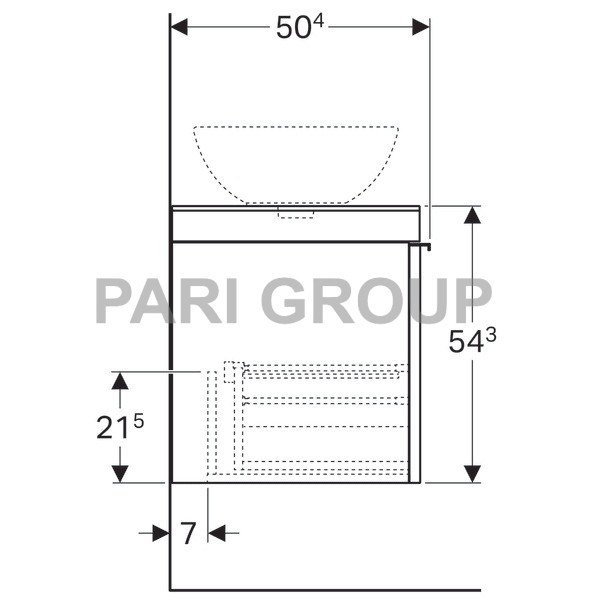    Geberit Citterio, 884543504, 1 ,  ,  