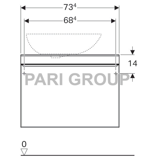    Geberit itterio,     , 1  ,  - , 734543504 ,  , 