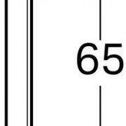 Зеркало Geberit Option с люминисцентной подсветкой 2х24Вт, 800х650х36мм, вес 10,7 кг