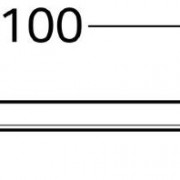 Зеркало Geberit Option с люминисцентной подсветкой, 1000х650х36мм