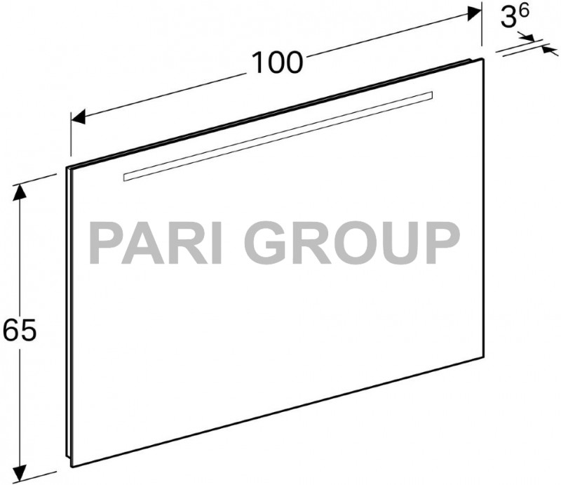 ������� Geberit Option � �������������� ����������, 1000�650�36��