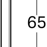 Зеркало Geberit Option с люминесцентной подсветкой, 900х650х36 мм