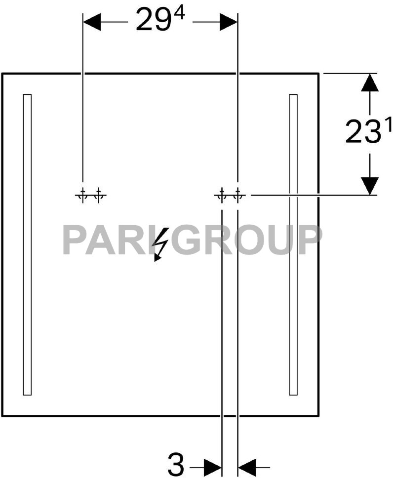 ������� Geberit Option �� ������������ ����������, 600�650�45 ��, � ������������