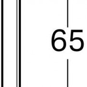 Зеркало Geberit Option со светодиодной подсветкой, 600х650х45 мм, с выключателем