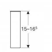 Ножки для тумбы Geberit Renova Compact, регулируемые по высоте, комплект 2 шт., аллюминий, хром,