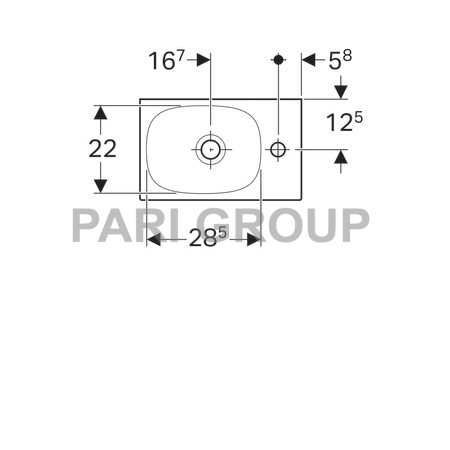  Geberit Acanto, 1    , 400250 , 