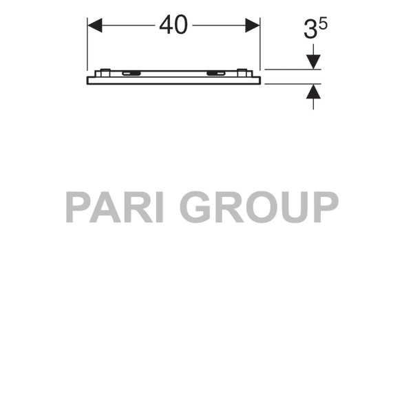 ������� � ���������� Geberit Option Plus � ������ � �������� ����������: ������ 40��, ������ 70��, ����������� �������,  ������������ ��������