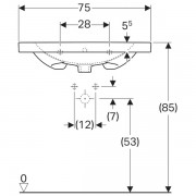  Geberit Acanto  :  75,  48.2,      ,   , 
