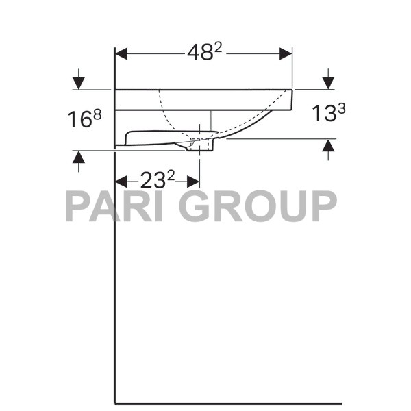  Geberit Acanto  ,  :  90,  48.2,      ,   , 