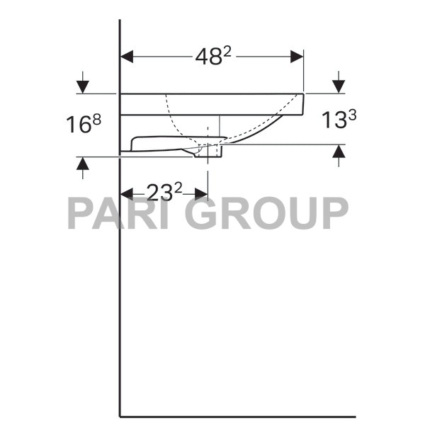  Geberit Acanto  ,  :  90,  48.2,   ,   , 