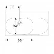 �������� Geberit Acanto � ������ ������, ������� ���������: ������ 90��, ������� 48.2��, ��� ��������� ��� ���������, ������� �� ����, ��������, �����