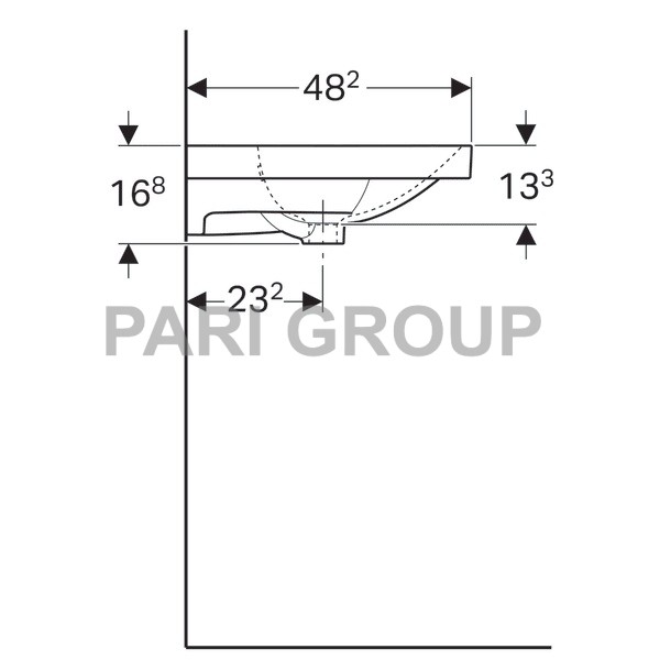   Geberit Acanto,  :  120 ,  48.2 ,    ,   , 