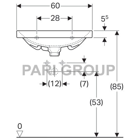  Geberit Acanto       :  60,  48.2,     ,  , 