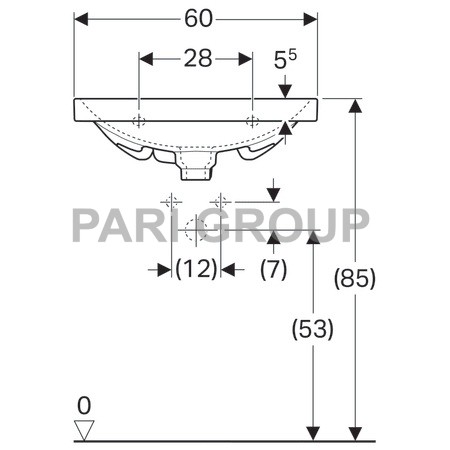  Geberit Acanto,   :  60,  42.2,      ,   , 