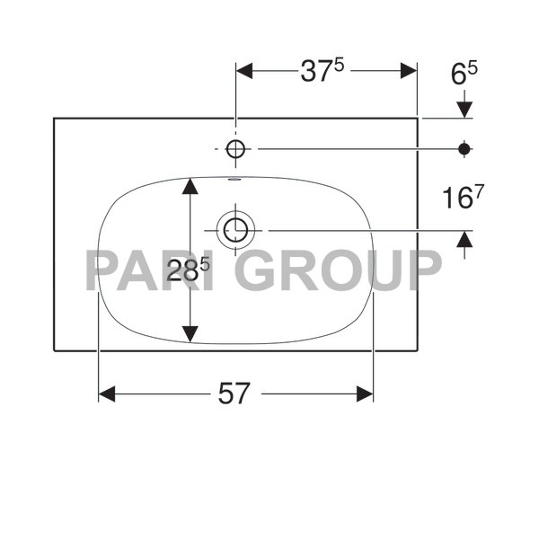  Geberit Acanto,   , :  75,  42.2,      ,   , 