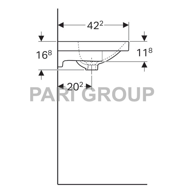  Geberit Acanto,   , ,  :  90,  42.2,      ,   , 