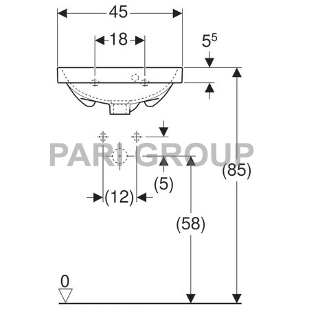  Geberit Acanto:  45,  16.8,  38.2,      ,   , 