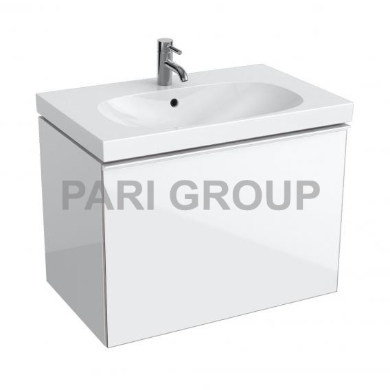 ������� ��� �������� Geberit Acanto, � ��������� ������, ���������� ��������� ������ � �������: ������ 74��, ������ 53.5��, ������� 47.5��, ������ ��� ����� ���������,  ����� ����� ��������� ������