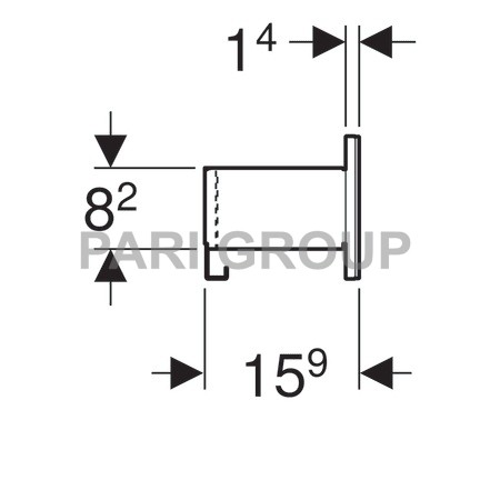   Geberit Acanto:  45,  14.8,  15.9,     - ,  -  