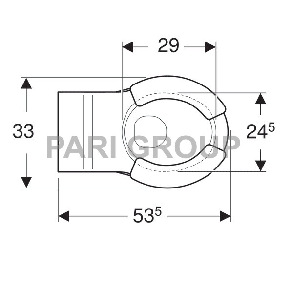    Geberit Bambini,  ,    :  53.5, ,  