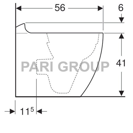      Geberit Citterio, ,  , Rimfree :  56,    KeraTect, 