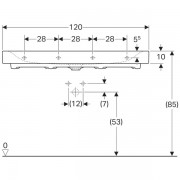  Geberit Citterio:  120,  50,    ,  ,    KeraTect, 