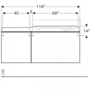    Geberit Citterio,       :  118.4,  55.4,  50.4,  -   ,  -   