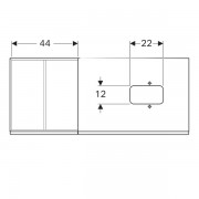     Geberit Citterio,       :  118.4,  54.3,  50.4,  -   ,  -   