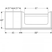    Geberit Citterio,       :  133.4,  55.4,  50.4,  -   ,  -   