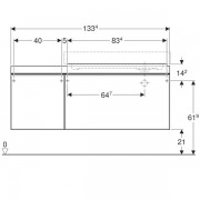    Geberit Citterio,       :  133.4,  55.4,  50.4,  -   ,  -   